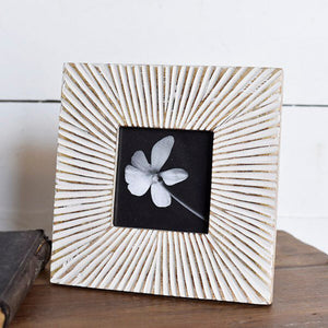 Wooden Sunburst 4x4 Photo Frame