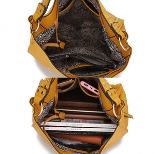 Black Studded Hobo Bag