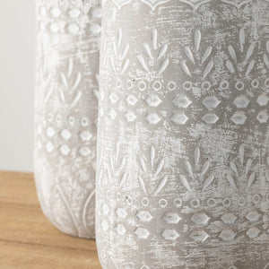 Botanical Cement Vase