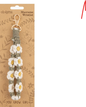 Cotton Macrame Wristlet