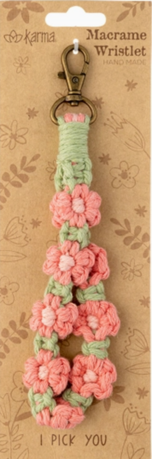 Cotton Macrame Wristlet