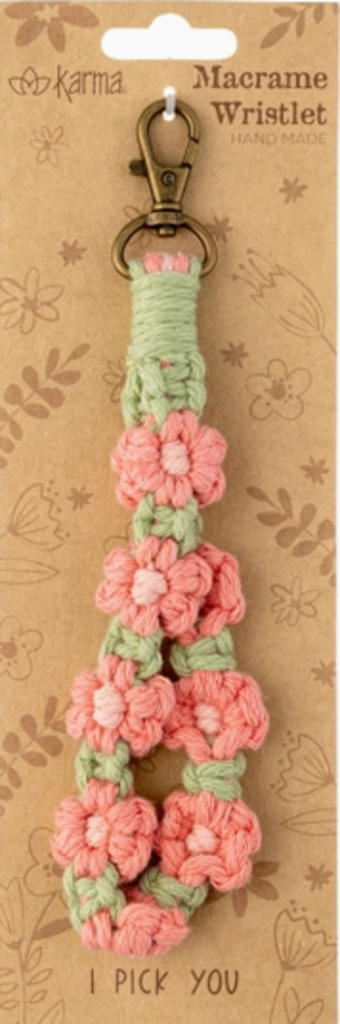 Cotton Macrame Wristlet