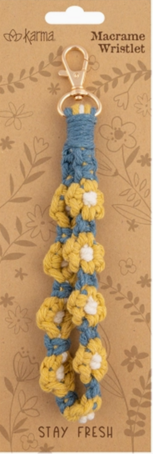 Cotton Macrame Wristlet