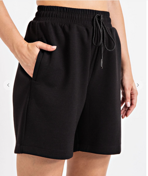 Super Soft Shorts with Pockets Black