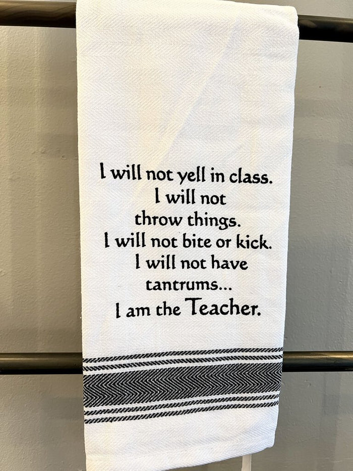 I'm a Teacher Towel