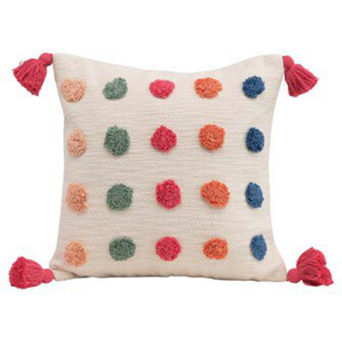 Multi-Color Dot Pillow
