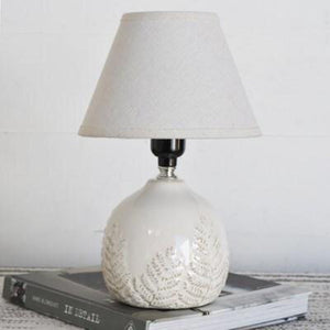 White Fern Pattern Lamp