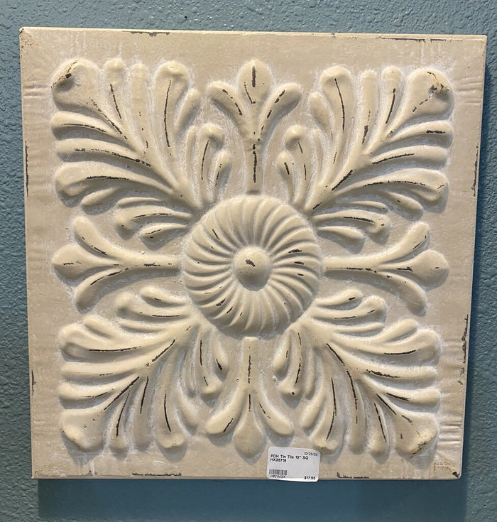 Cream Tin Tile