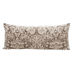 Jacquard Print Lumbar Pillow