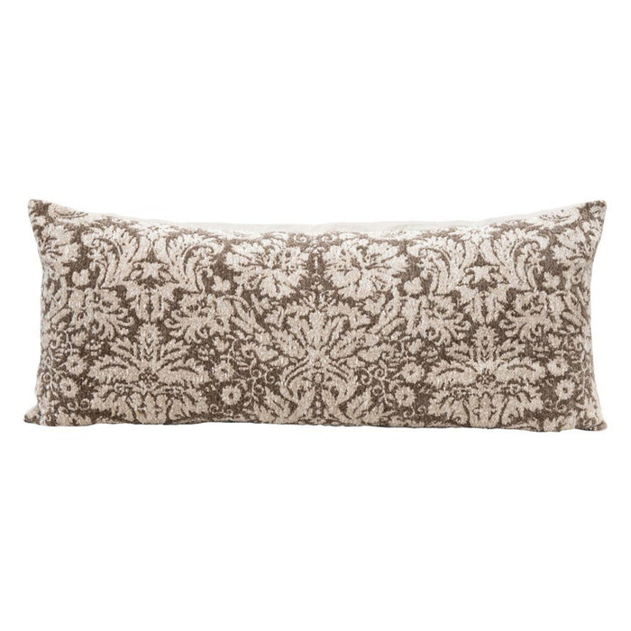Jacquard Print Lumbar Pillow