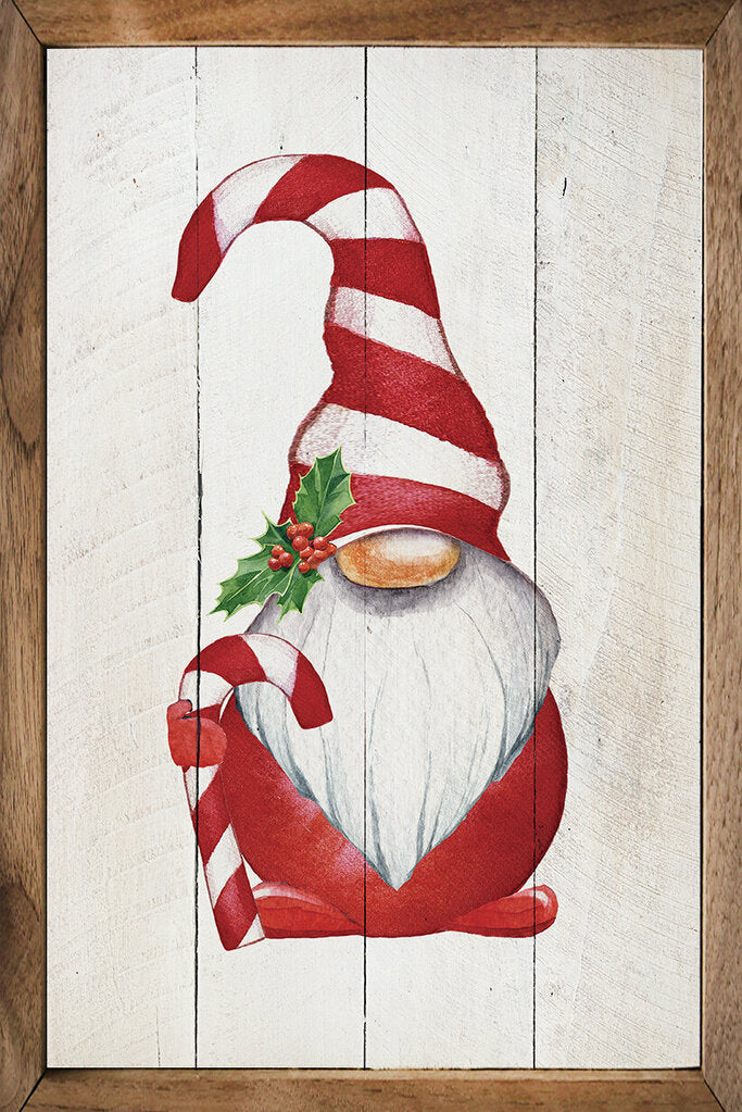 5x8 Candy Cane Gnome Sign