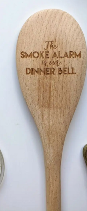 Smoke Alarm Wooden Spoon