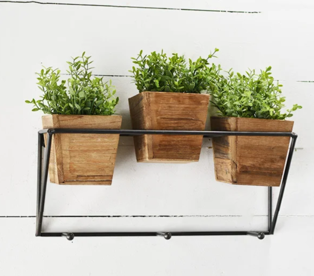 triple hanging planter Triple Wall Planter – rehomewinterset