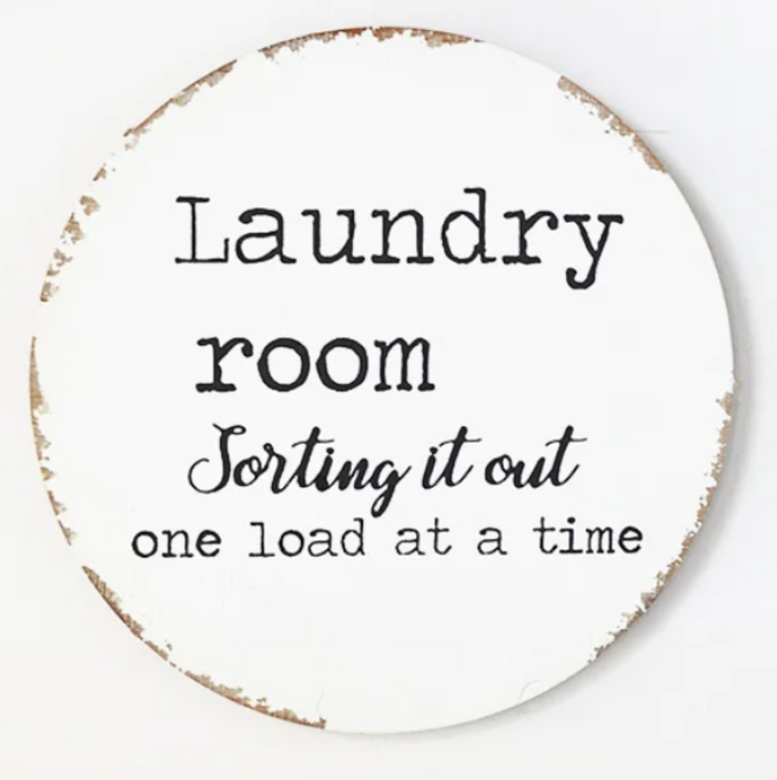 Laundry Sorting Sign