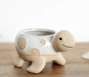 Ceramic Turtle Planter