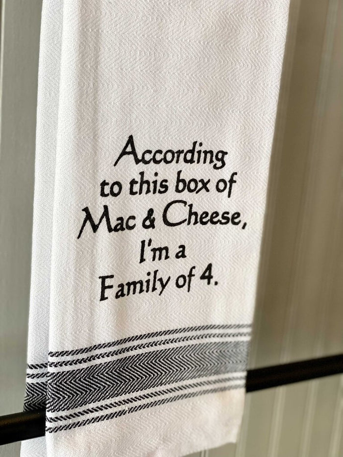 Box of Mac and Cheese Towel