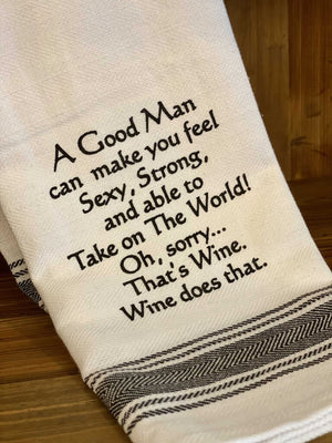 A Good Man Hand Towel