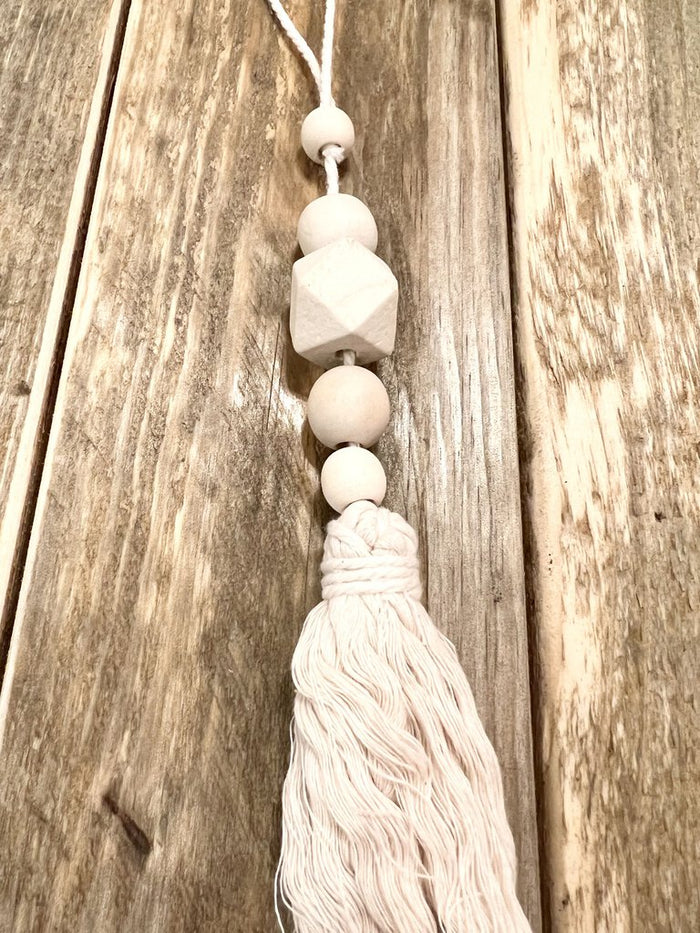 Natural Bead Tassel