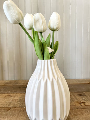 White Tulip Stem