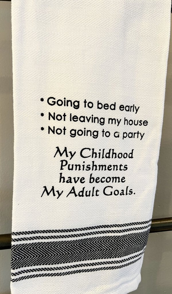 Childhood Punishments Towel