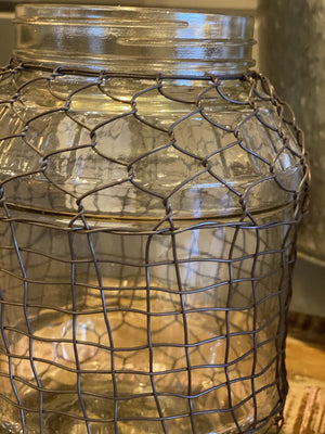 Large Wire Pickle Jar