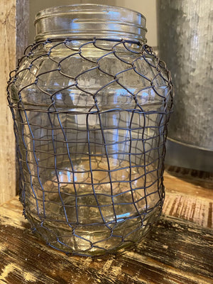 Large Wire Pickle Jar